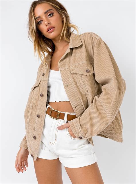 Womens Beige Jackets 